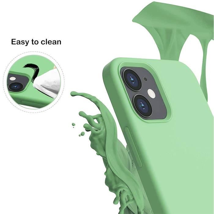 Case for iPhone 13 Pro Max (6.7 ") Green Silicone Mat