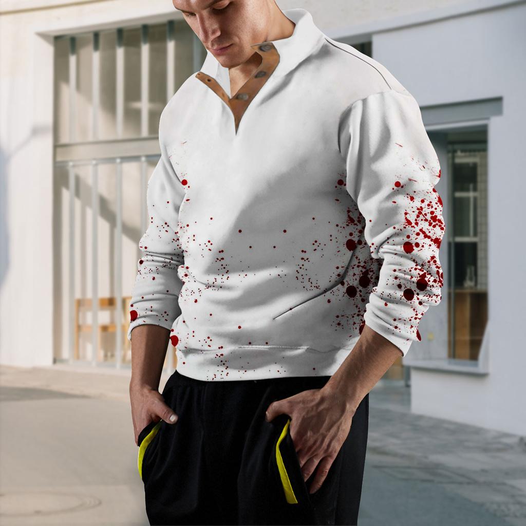 Мужская толстовка с воротником-стойкой на открытом воздухе, повседневные свитера, топы