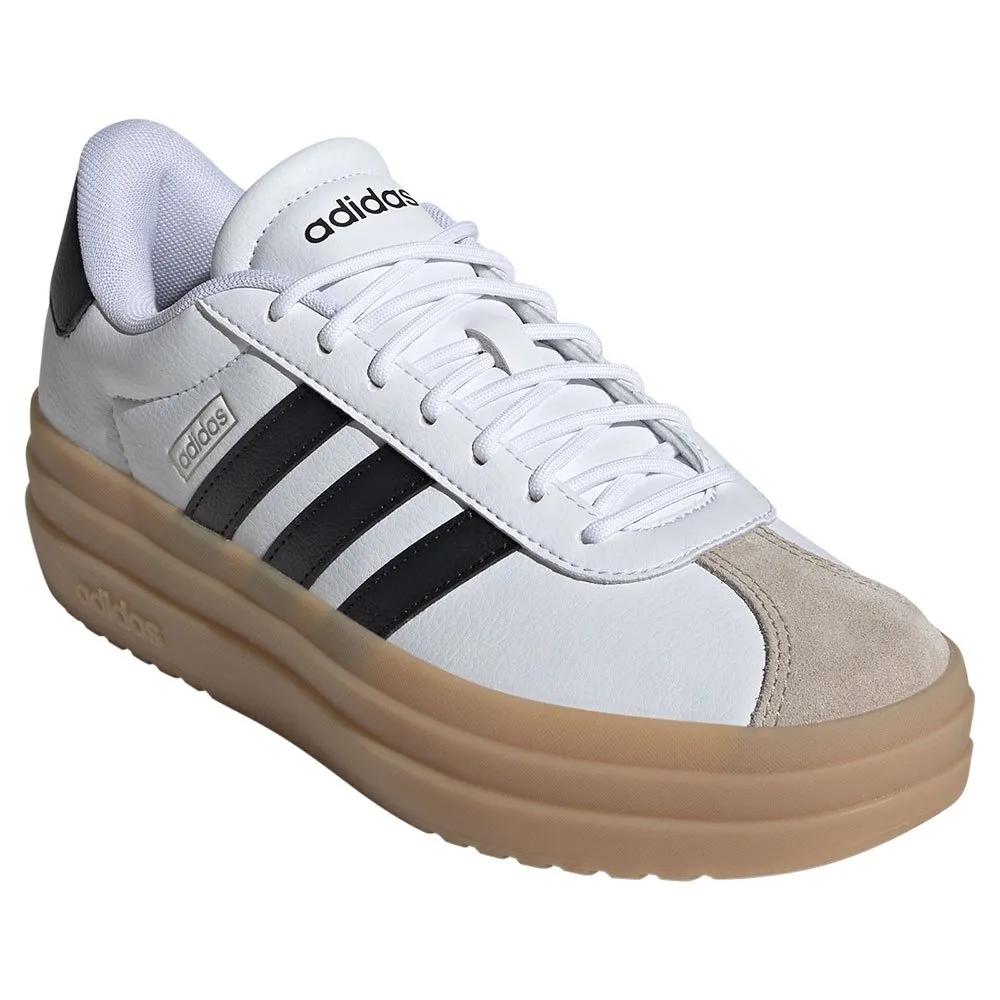 Adidas vl court bold sneakers White/Core Black/Wonder Beige
