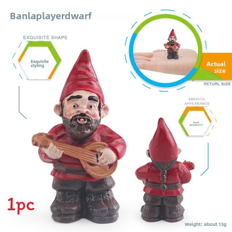 Christmas Dwarves Elves Family Character Models For Garden Micro Landscape And Decoration