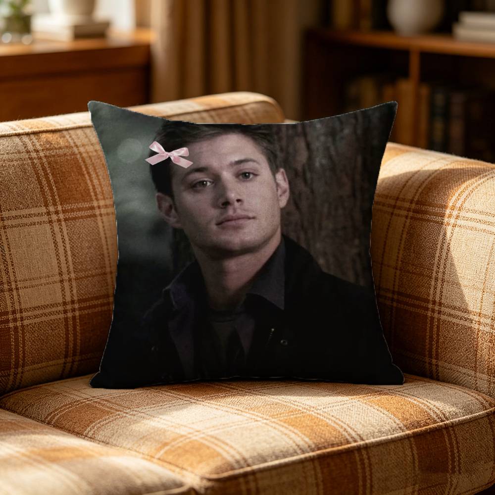 SSupernatural Dean WWinchester Pillow Case Pattern Printed Pillowcase For Living Room Sofa Cushion Cover
