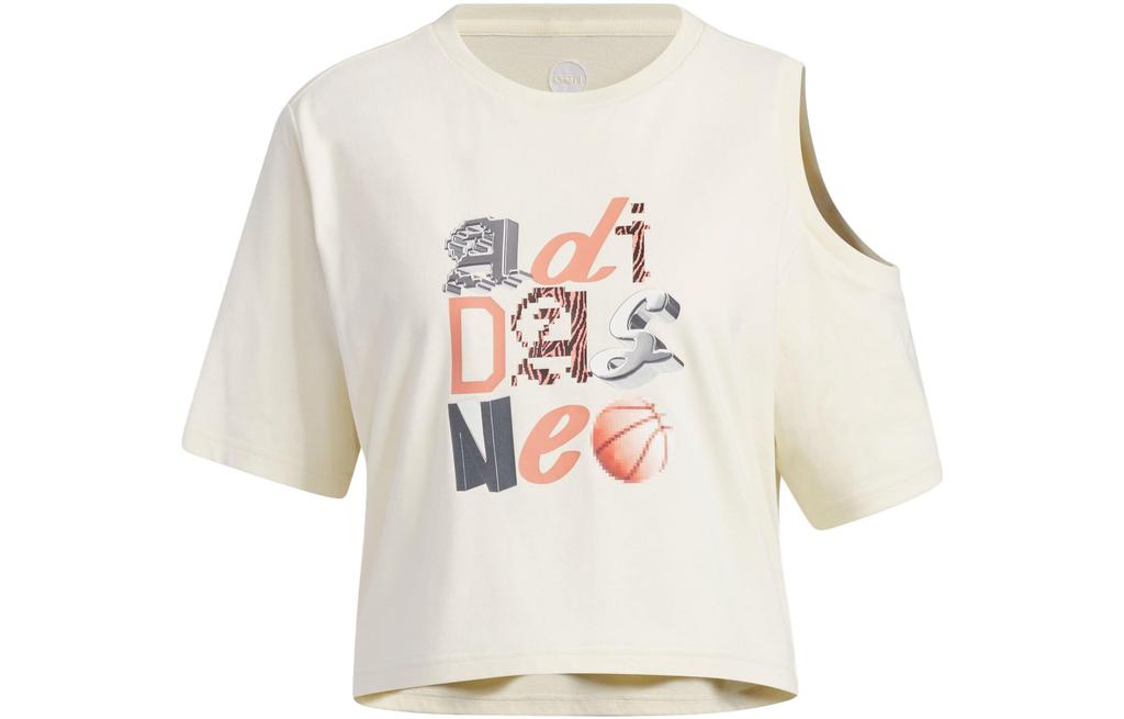 Adidas Neo T Shirt Women's Ivory IK7670