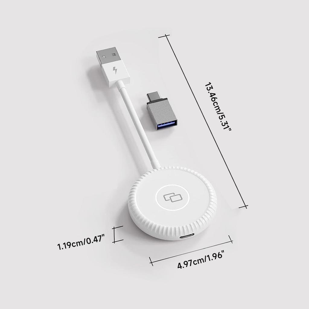 Высококачественный беспроводной адаптер для зеркалирования в автомобиле, конвертер-донгл для зеркалирования экрана автомобиля, поддержка USB-подключения, универсальный