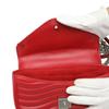 LOUIS VUITTON Chain tote New Wave Shoulder Bag leather Red Women M51930 Used