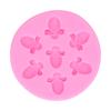 Cake Mold BeeShaped Food Grade Silicone Cake Mold Cake Decoration DIY Baking Tool(Pink )