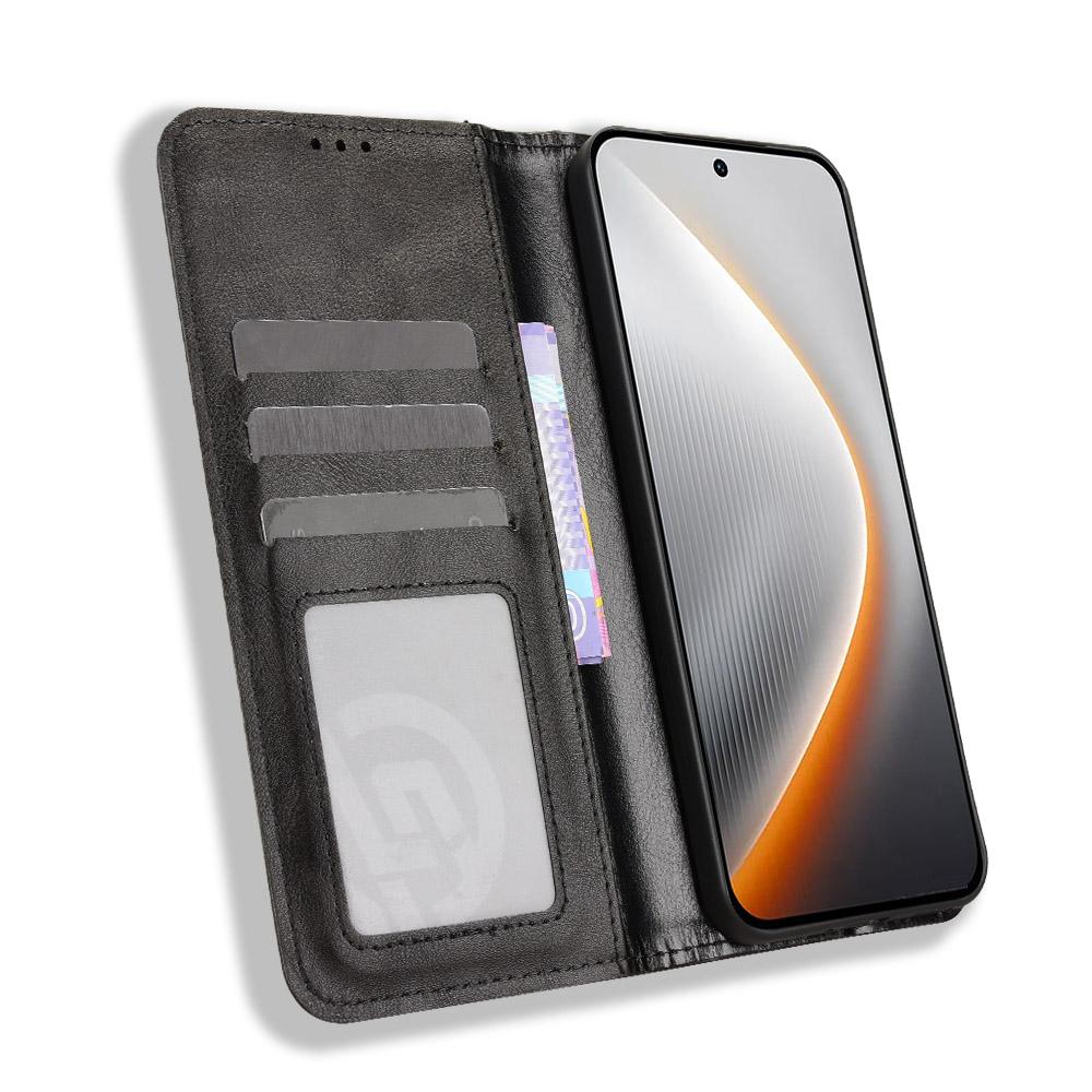 For TECNO Pova 7 Ultra 5G Leather Case Wallet Stand Retro Texture Phone Cover