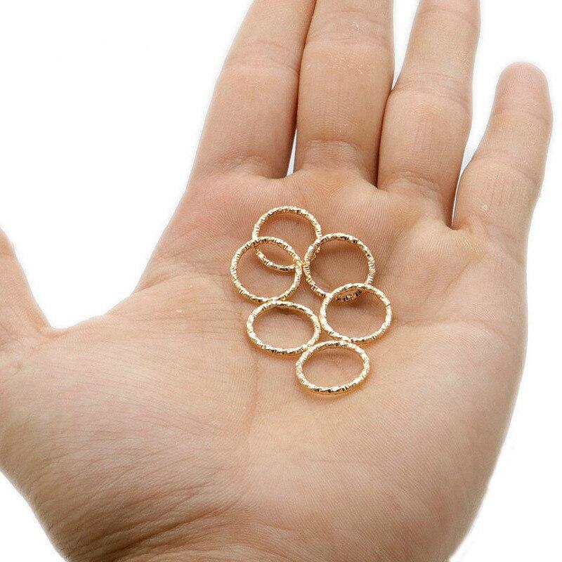 50 шт. золотые/серебряные косы для волос, дреды, бусины, манжеты, кольца, аксессуары для трубок, обруч, круг, кольца для волос с внутренним отверстием, около 10-12 мм