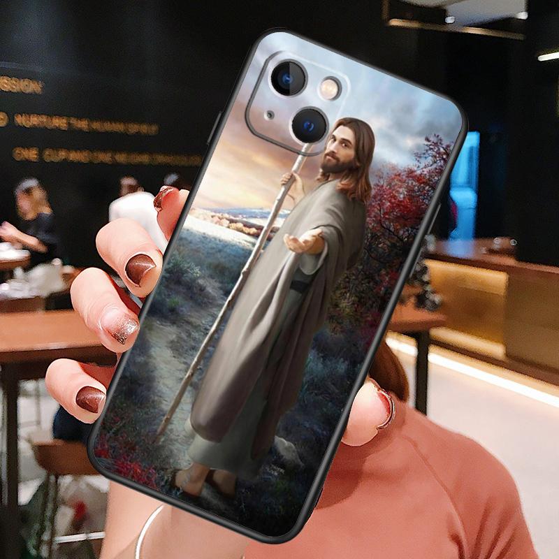 Divine Mercy Jesus Phone Case For iPhone 16 Pro Max 15 14 13 12 11 Pro Max Plus 12 13 Mini XR 16e Funda Cover