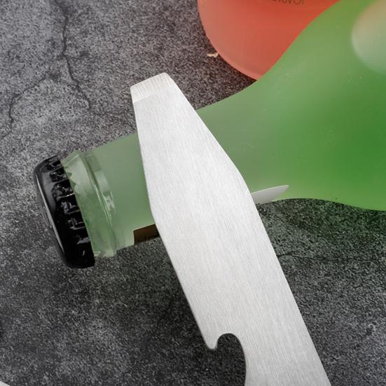 Stainless Steel Bottle Opener with Key Rings Multifunctional Wine Bottle Opener for Camping Party Bar Portable Keychain Beer Bottle Opener for Men Dad