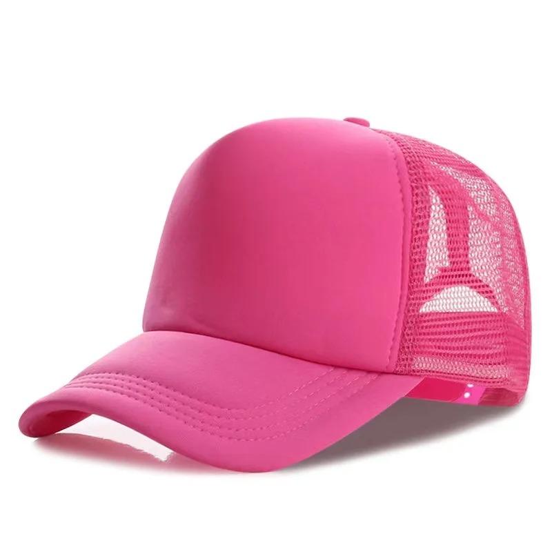 Snapback Adjustable Cap Baseball Mesh Plain Casual Neutral Gender Women Men For Hats Hip Hop Urban Street Style Trucker Streetwear Dad Hat