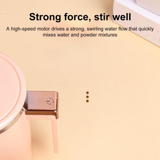 Кружка для кофе с функцией самопомешивания, светодиодный дисплей, температура, 350 мл, перезаряжаемая чашка для смешивания молока