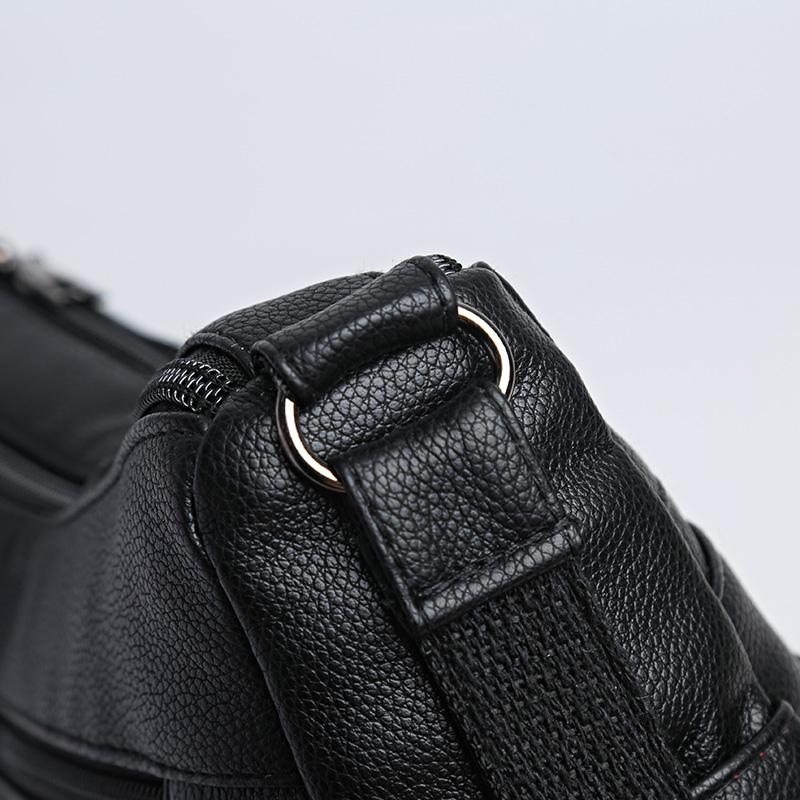 Soft Leather Bag Women's Multi-Layer Lightweight Bag Mother Bag Large Capacity Crossbody Bag