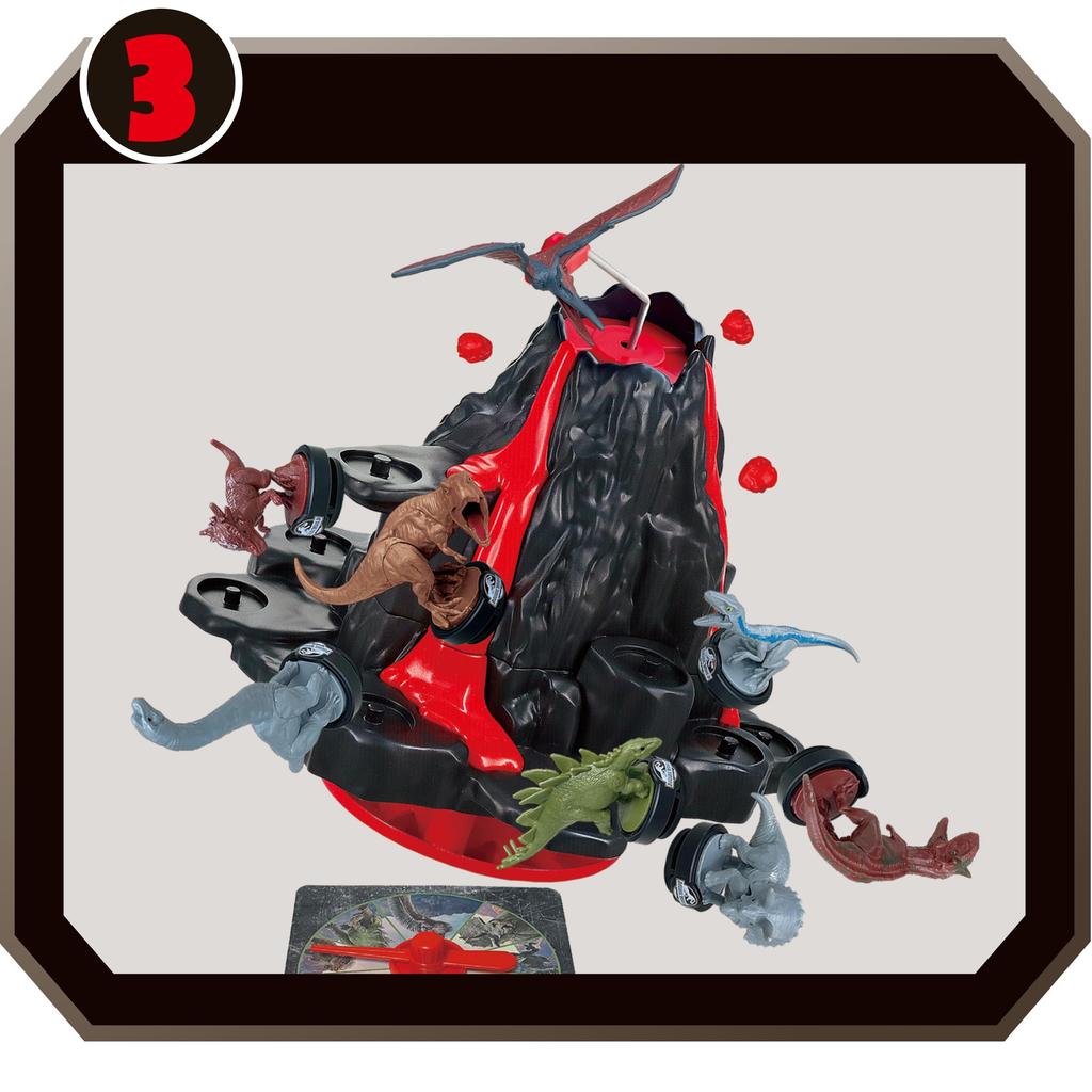 EPOCH Jurassic World Great Flying Volcano Game Сертификация ST Mark Игрушка-динозавр для детей от 4 лет Номер EPOCH (МИР ЮРСКОГО ПЕРИОДА) Извержение!