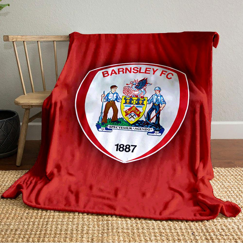 Barnsley FC Logo Red Blanket for all seasons blanket lunch break throw gift