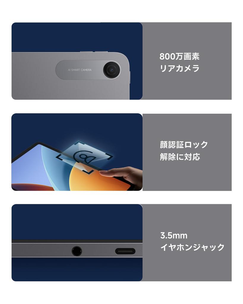Xiaomi REDMI Pad 2 Графитовый 2K 120 Гц 7600 мАч Snapdragon 6s 4G Gen Расширяемая карта MicroSD до Xiaomi HyperOS Подходит для японской версии