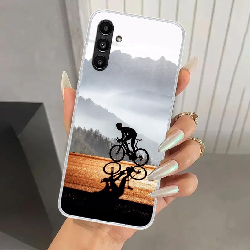 Bicycle Bike Sport Phone Case for Samsung Galaxy A17 A16 A37 A26 A36 A57 A56 A15 A25 A35 A55 A14 A24 A34 A54 A13 A23 A33 A53 Gal