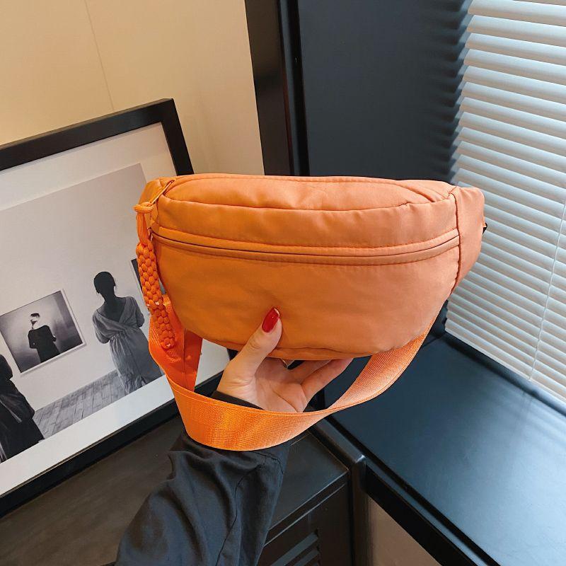 Нейлоновая повседневная сумка для женщин, новая модная сумка через плечо, мужская спортивная сумка на грудь, поясная сумка