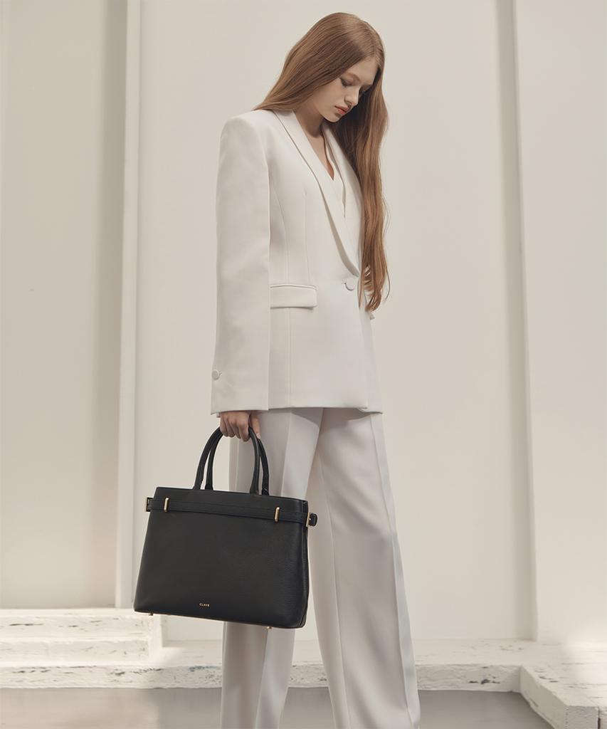 Clave Olivia Black Tote Bag