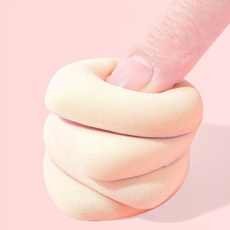 1/3 шт. Мини-пуховка для пальцев Утолщенная Пуховка для Пудры Консилер Румяна Мягкий Спонж для Макияжа Влажное Сухое Использование Инструмент для Детализации Лица