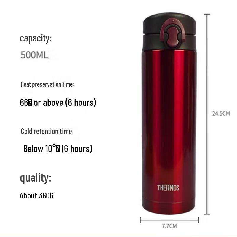 Thermos JNF-500 Direct Drink Insulated Stainless Steel Water Bottle