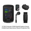 GPS-велокомпьютер GEOID CC700 с 2,8-дюймовым цветным экраном, велоспидометр с навигацией по маршруту, WIFI, водонепроницаемый велоодометр