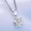 Korean Snowflake Pendant Necklace - Women's Fashion Accessory