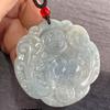 Burma A-Grade Natural Jade Leaf Pi Xiu Pendant