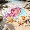 Custom Name Personalized Marilyn Monroe Print Beach Towel, for Trip Camping Beach Party Home Decor, Birthday Gift for Family & Friends