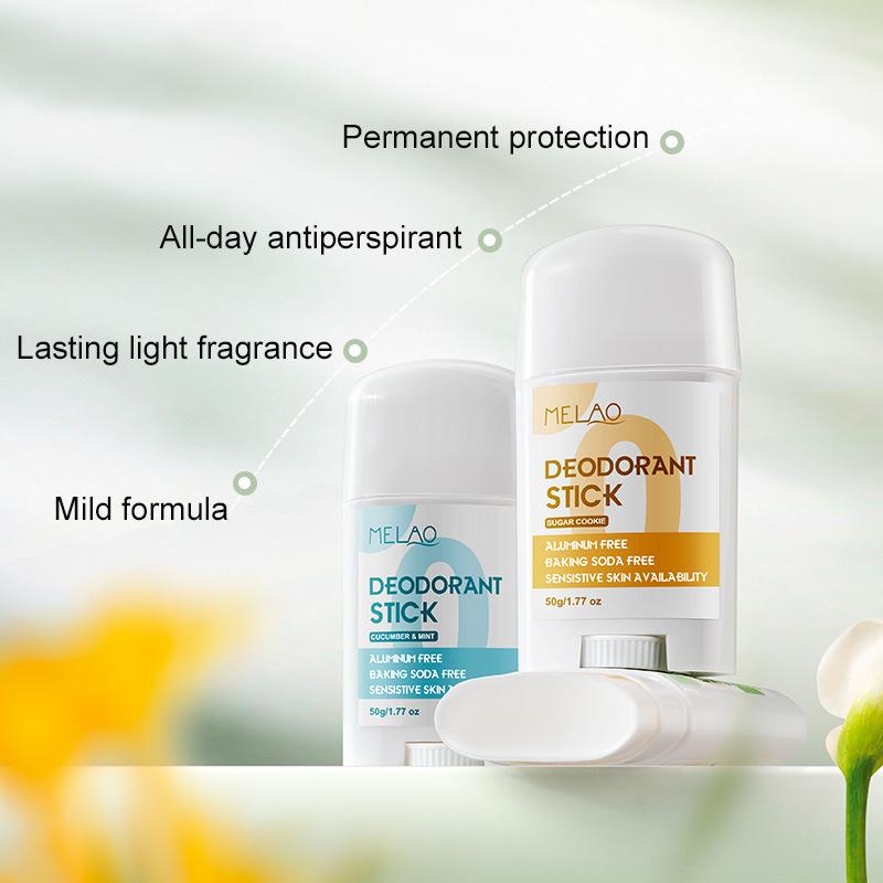 Твердый бальзам для дезодорации запаха подмышек Антиперспирант стик Без алюминия Нежный аромат
