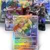 Silver Tempest PKM Cards PTCG6-C GX Rainbow  Lugia Rayquaza Lugia VMAX Rare Collection Battle Toys Gifts for Hobbies