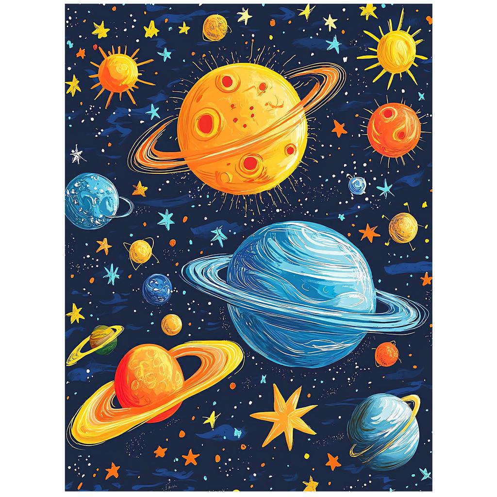 Plakat Kosmiczna Harmonia Plakat Kosmiczna Harmonia, 30X40 Cm, Rama Aluminiowa Czarna, Papier Matowy 230 Gsm