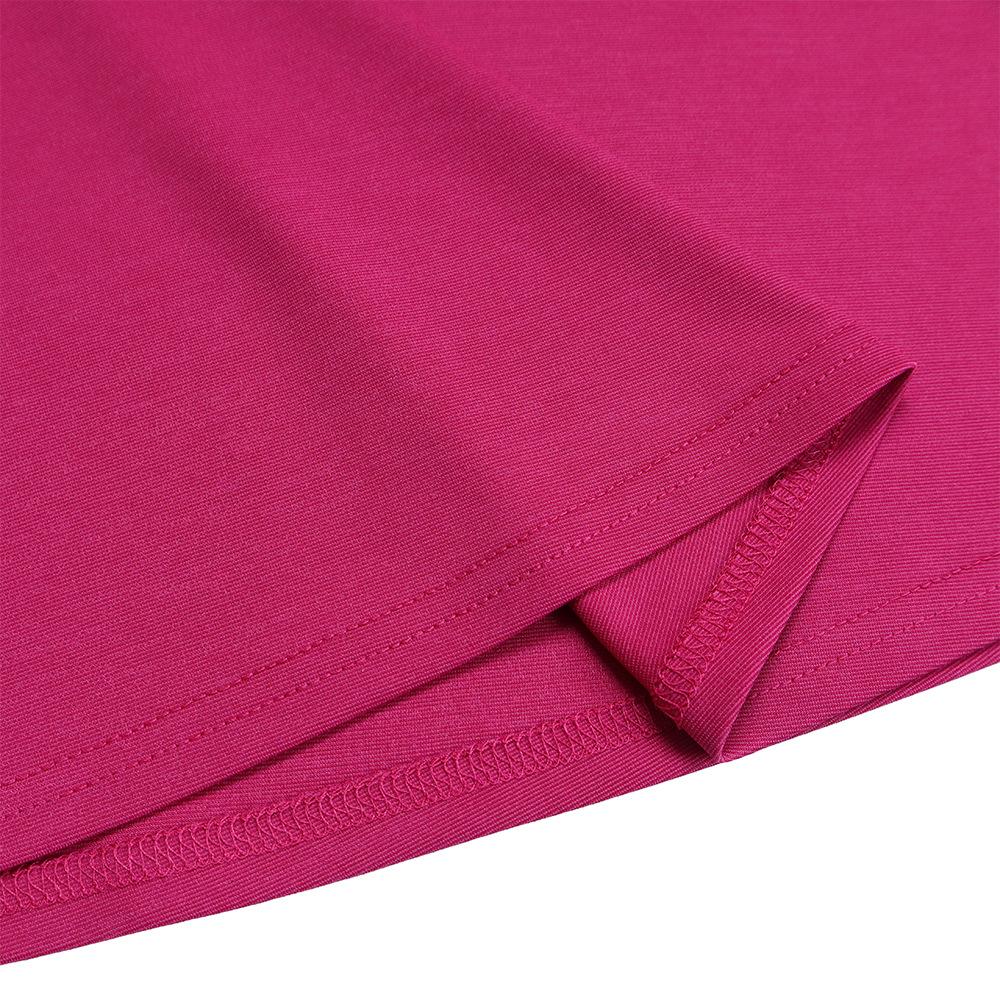 JKASHDK Women's Fashion Autumn Winter Solid Color Print Long Sleeve O-Neck High Waist Casual Dresses