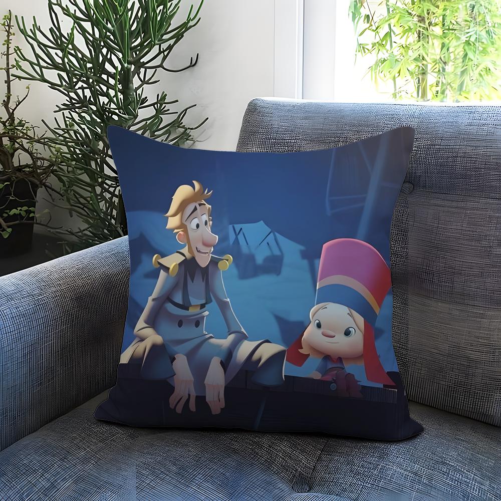 POPULAR Kklauss Cushion Cover Comfortable Reversible Pillow Cover Ideal for Car Sofa Bedroom & Beyond