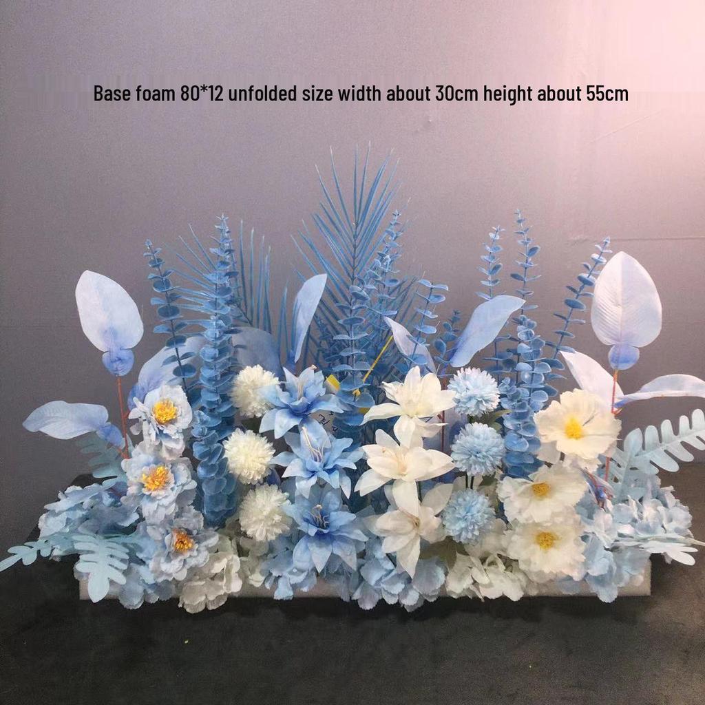 Большой набор для украшения свадебной дорожки и Т-сцены из шелковых цветов