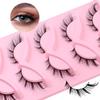 Fox Eye False Eyelashes 5 Pairs Of Eye Tail Lengthening Daily Makeup Stage Eyelashes