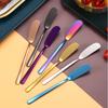 304 Stainless Steel Butter Knife - Western Tableware for Jam, Cheese, Icing, and Cream Scraping with Long Handle