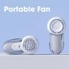 Handheld Pocket Fan Portable USB Rechargeable 3 Speeds Convenient Creative Cooling Fans Catapult Pocket Hand-held Fan