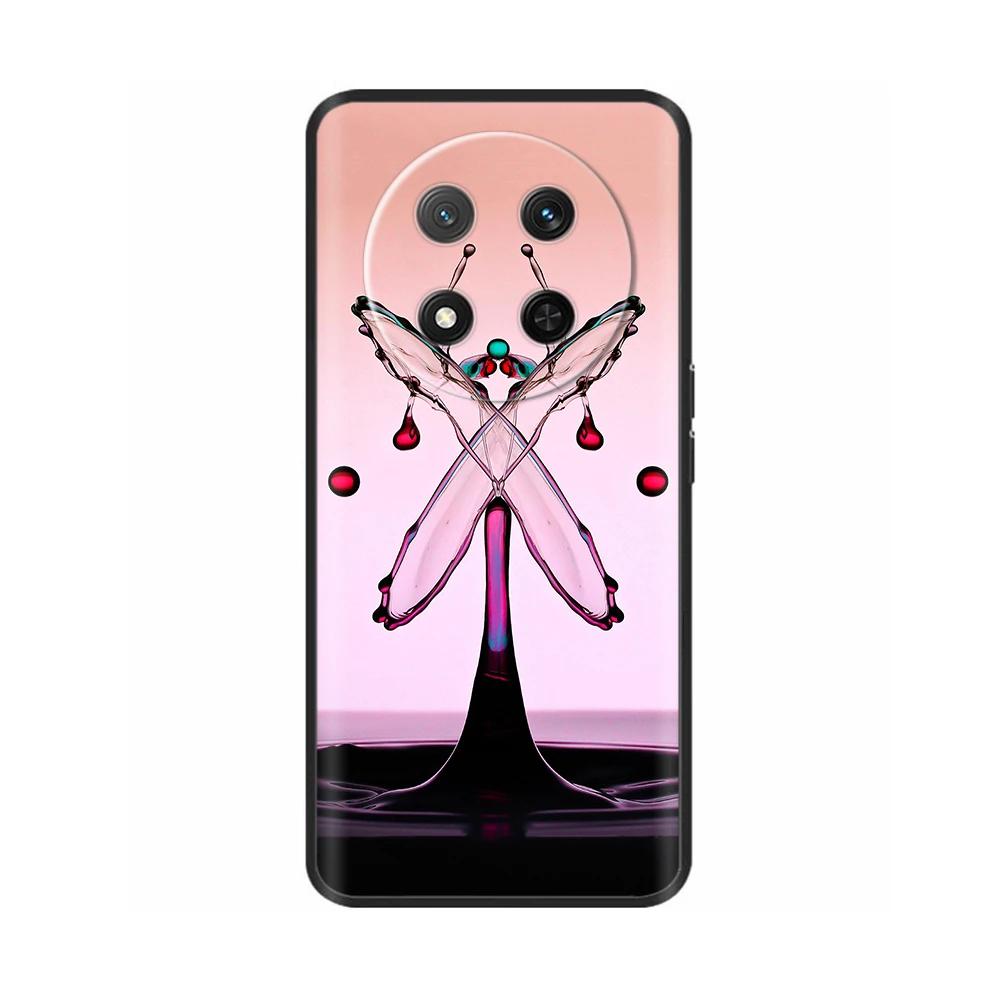 Чехол для Honor Magic7 Lite 5G Цветочный Мягкий Силиконовый Чехол Для Coque Honor Magic7 Lite Чехол Magic 7 Чехол для Телефона Magic7 Pro