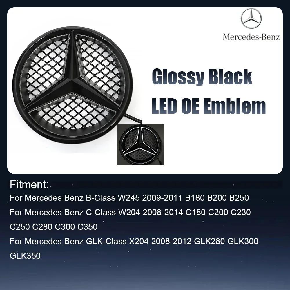 For Mercedes Benz W204 B C GLK-Class 2008-2014 Front Grill Star Emblem Chrome Logo Badge QQ68