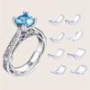8Pcs Invisible Clear Ring Size Adjuster for Loose Rings Ring Adjuster Ring Sizer Reducer Fit Any Rings Adjuatable Tools