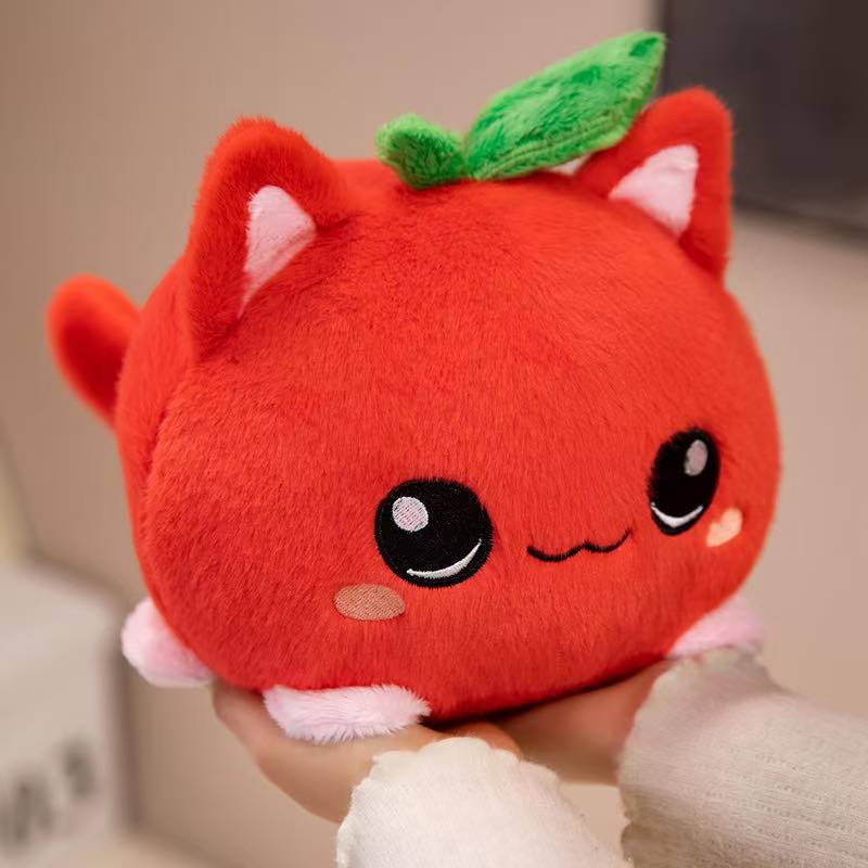 Latest Fruit Cat Doll Kawaii Stuffed Plush Toy Handmade Doll Cartoon Anime Cute Gift for Children's Birthday Doll Christmas