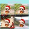 Christmas Cat Acrylic Car Cute Design Holiday Vehicle Accessories Interior Decor