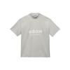 Adidas Originals Basketball: Chapter 1 Tee Short Sleeve Metal Print Round Neck Unisex Tops Grey IA3447