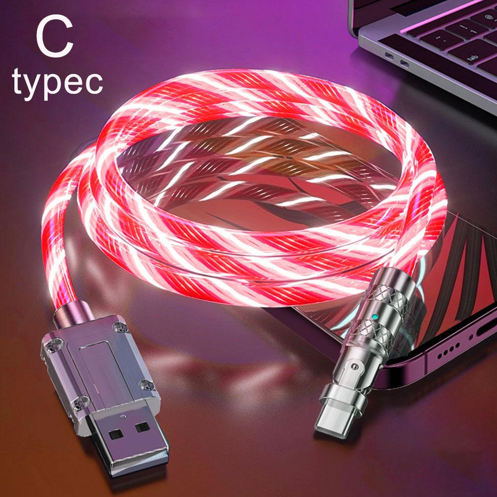 Вращающийся магнитный стример цинковый сплав кабель передачи данных быстрый зарядный кабель три в одном Flash Streame H3Z4