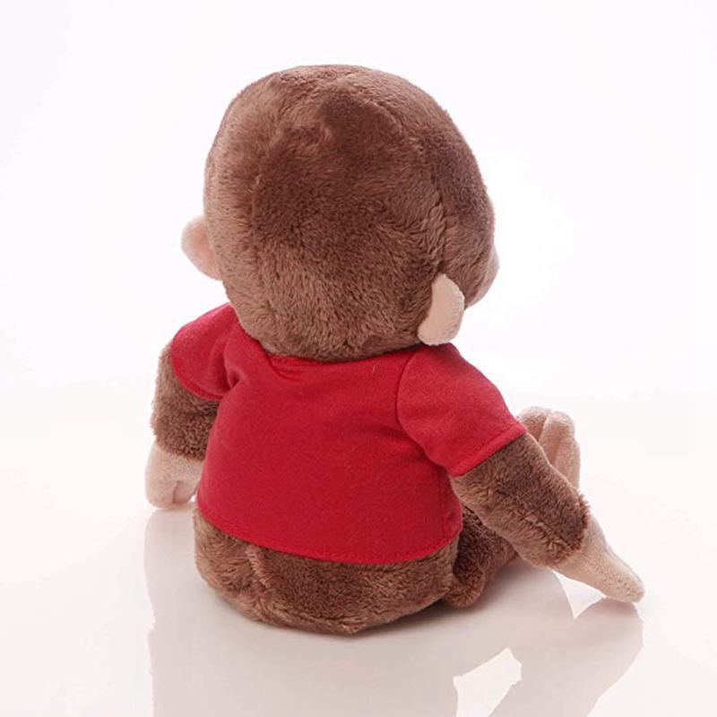 Curious George Monkey Plush Figure With Ultra Soft Short Hair For All Ages