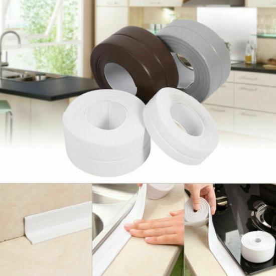 3.2M Bath Wall Sealing Strip Self-Adhesive Kitchen Caulk Repair Tape Bathroom