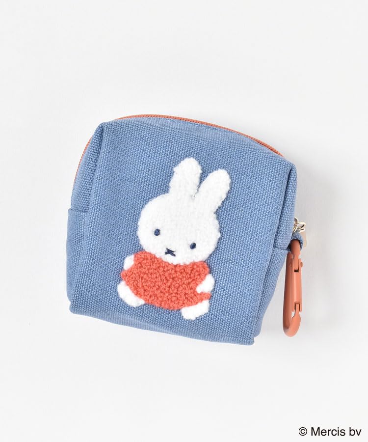 Marimo Craft MIFFY Цветная серия Сагара Мини-косметичка, Синий, Для мелких предметов, Косметичка с персонажем, Синий, Прибл.. Ш80 x В80 x Г40 мм (DBM-3221)