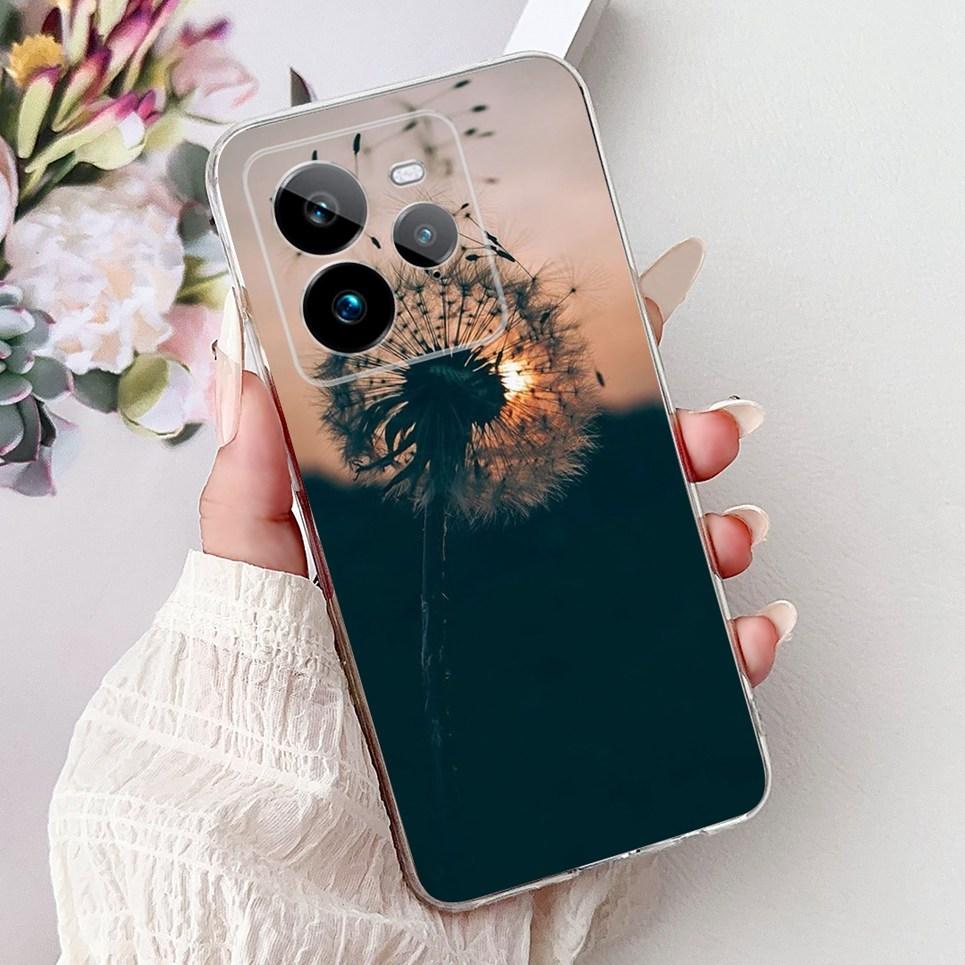 Для Realme GT 7 Pro GT7 Pro RMX5010 RMX5011 Задняя крышка Крутой мультяшный Дракон Астронавт Животные Чехол для телефона Мягкий силикон Прозрачный чехол
