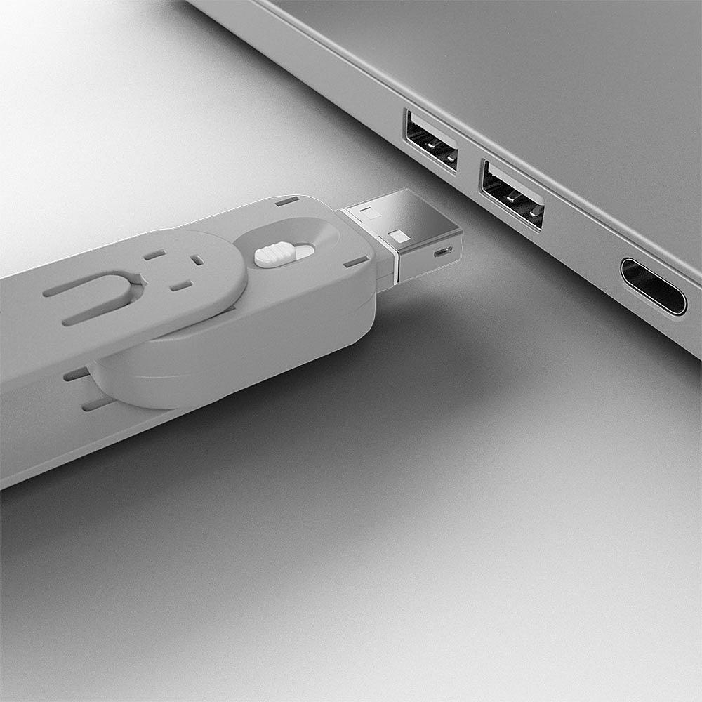 Lindy Blokada Portu Usb-A Biała Abs - Zabezpieczenie Portu 1Szt.