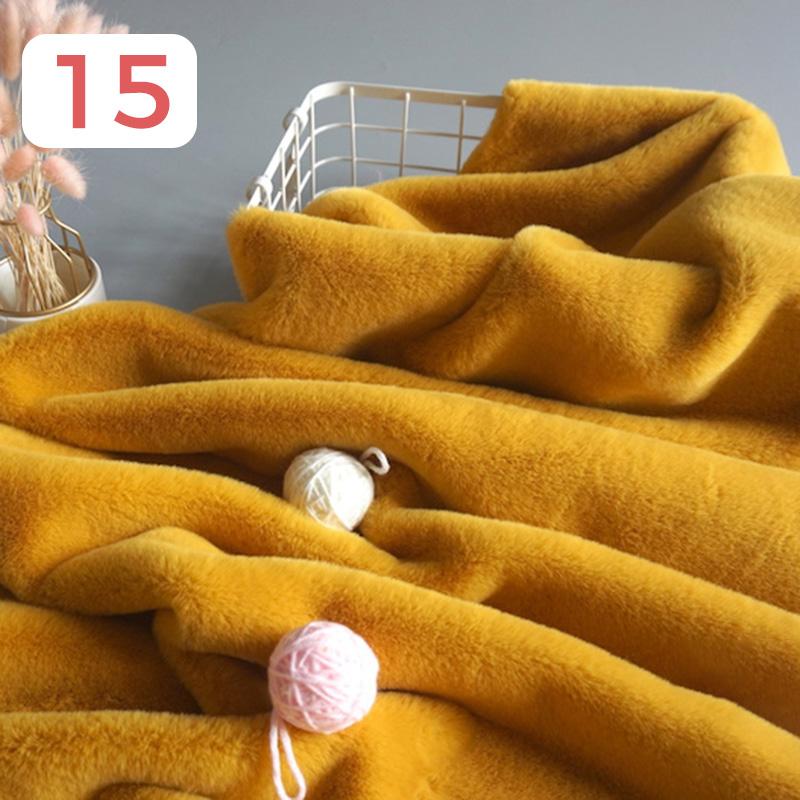 50*160 см супер мягкий искусственный мех кролика рекс ткань утолщенный мех плюшевая ткань для DIY одежды шарф дисплей фон ткань